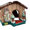 chalet de noel gonflable