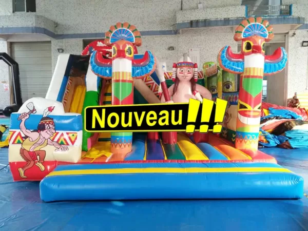 Location chateau gonflable multifun indien, location structure gonglable nantes 44, rennes 25, Angers 49, vendée 85 3