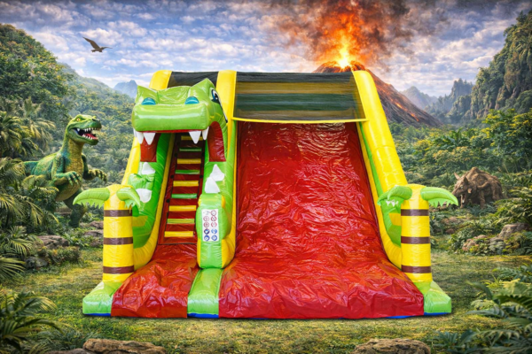 Location chateau gonflable toboggan double