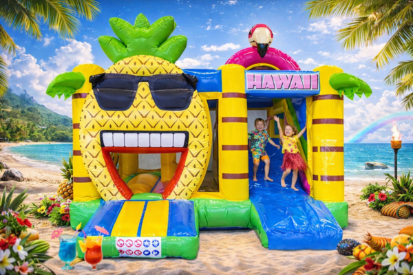 Location chateau gonflable hawaii