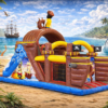 Location parcours gonflable bateau pirate