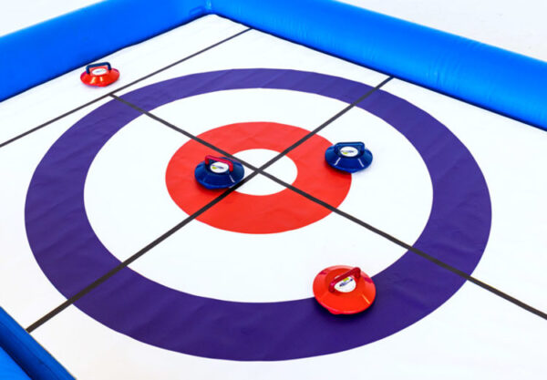 piste de curling gonflable