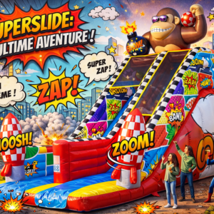 Location toboggan gonflable super slide nantes 3