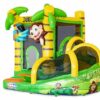 location château gonflable jungle, mini toboggan gonflable, jeux gonflables pour enfants, jungle gonflable pour événements, structure gonflable avec toboggan