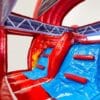 location château gonflable pompiers, Multiplay Pompiers double toboggan, jeux gonflables enfants, château gonflable avec toboggan, location château gonflable événement
