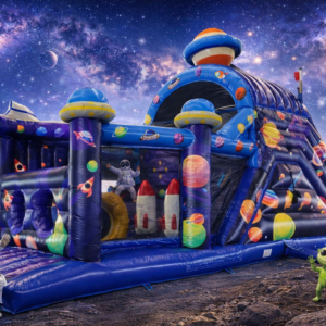 Location parcours gonflable galaxie nantes
