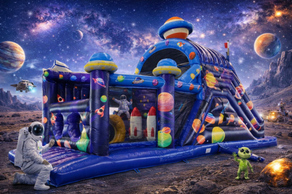 Location parcours gonflable galaxie nantes