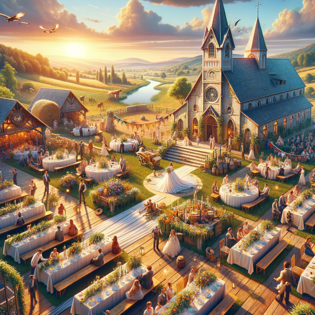 illustration de Mariage champêtre à SAINT-RÉVÉREND : comment le Château SAFARI crée l’animation parfaite
