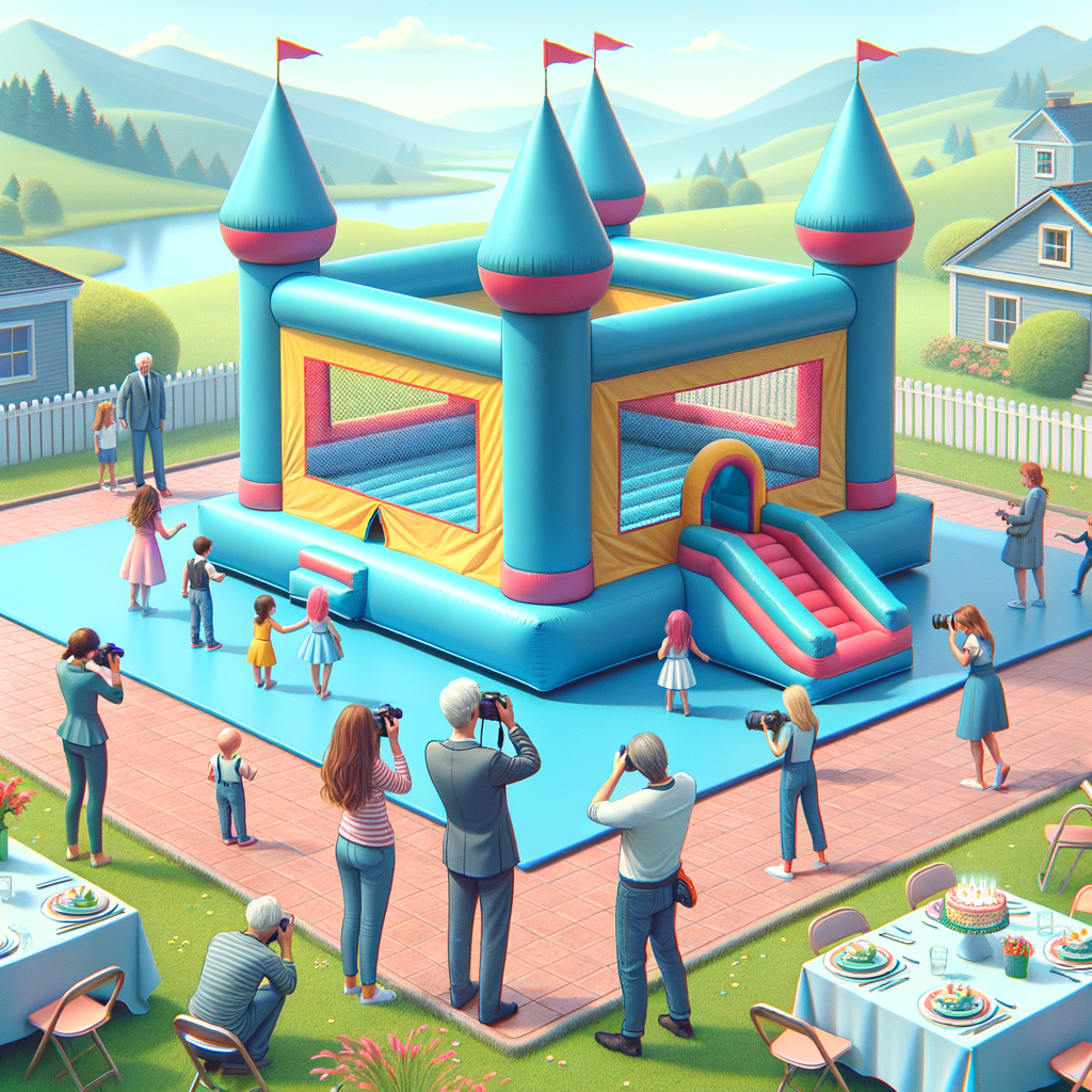 illustration de Guide pratique : sécuriser un château gonflable pour un anniversaire enfant