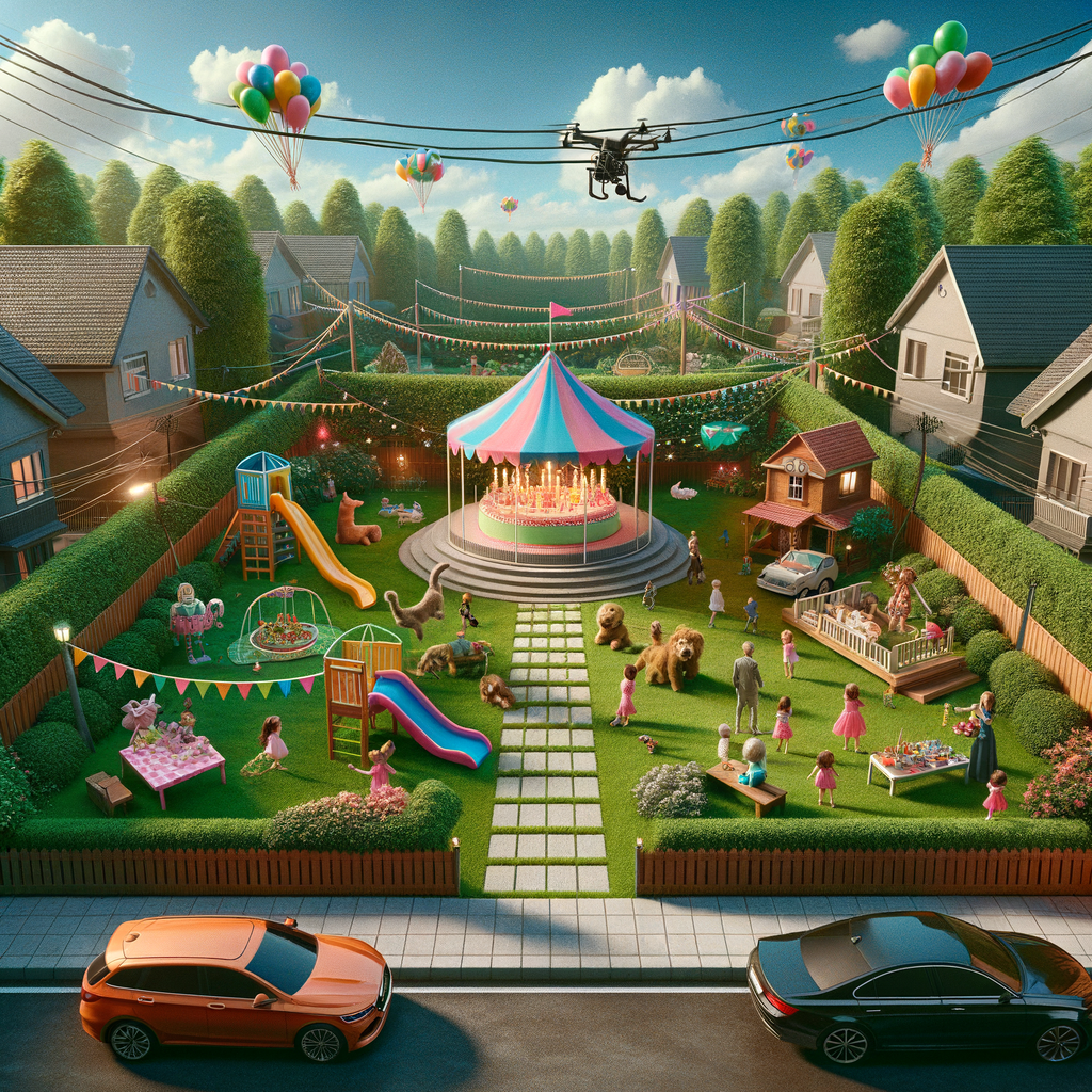 illustration de Comment transformer votre extérieur en véritable parc de jeux pour un anniversaire