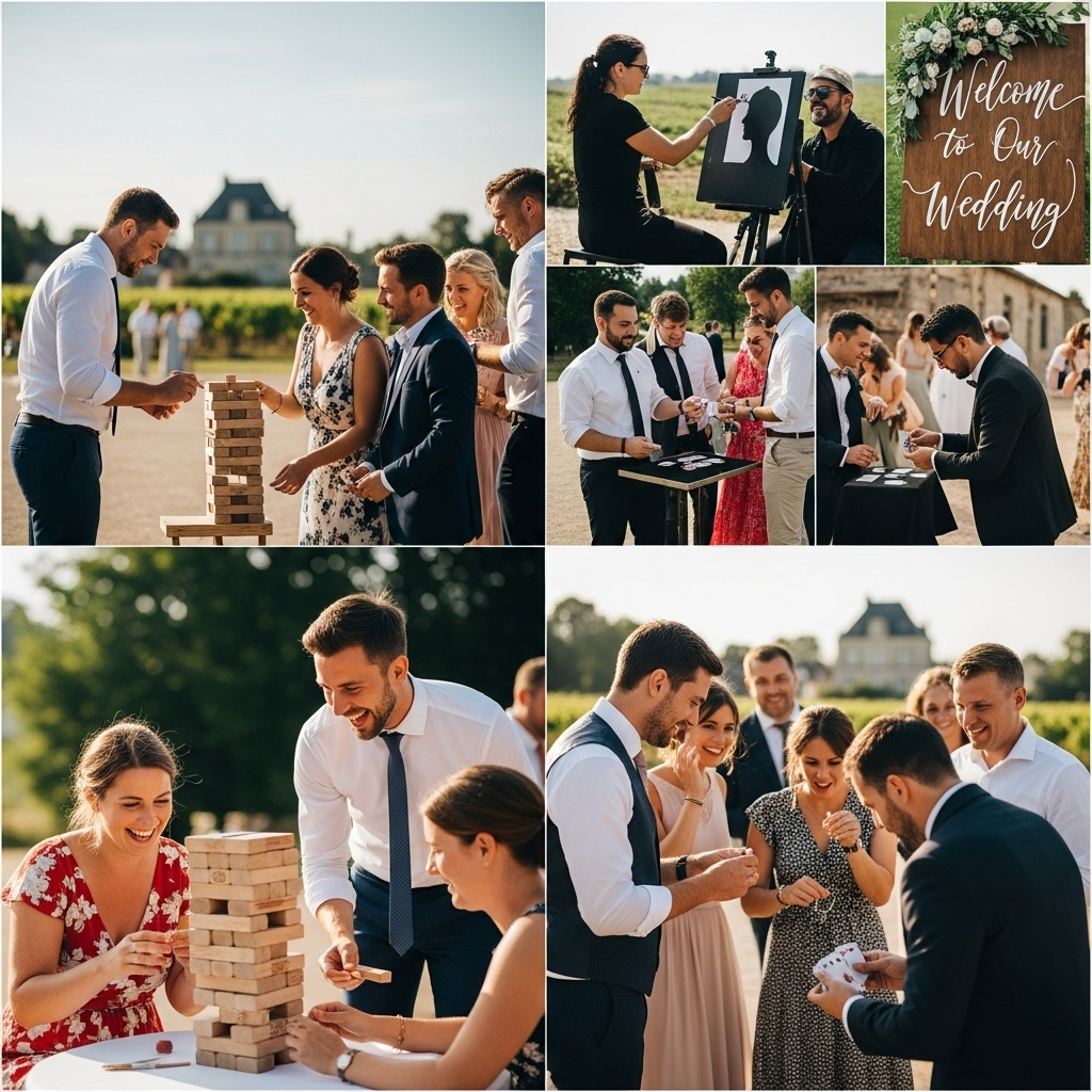 illustration de Mariage à Mortagne-sur-Sèvre : 10 idées d'animations originales pour tous les âges