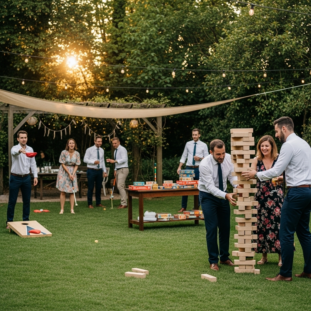 illustration de Mariage : comment louer des jeux pour amuser vos invités ?