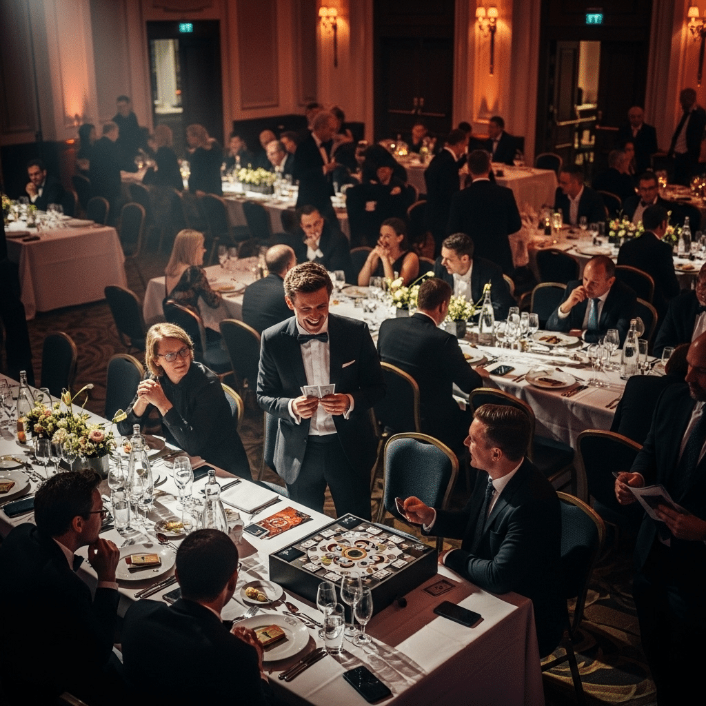 illustration de Organiser une soirée de gala réussie grâce aux jeux d'ambiance : guide pour entreprises