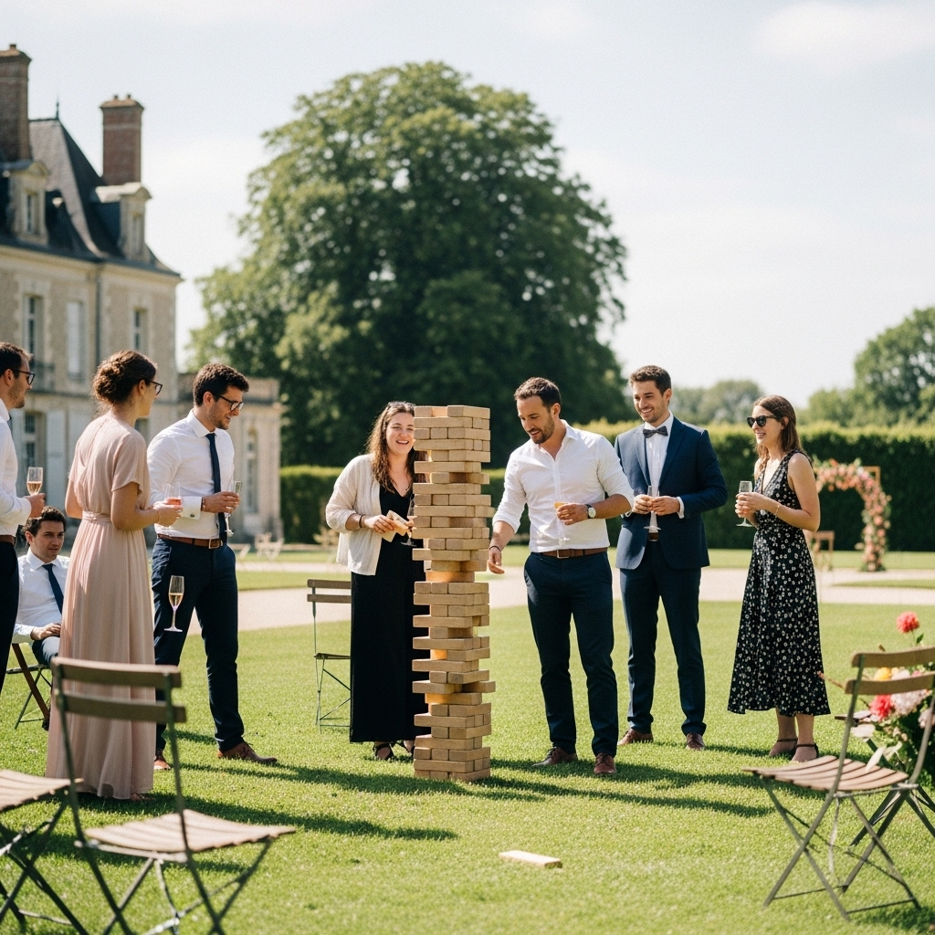 illustration de Les meilleurs jeux d'animation pour un mariage en Loire-Atlantique