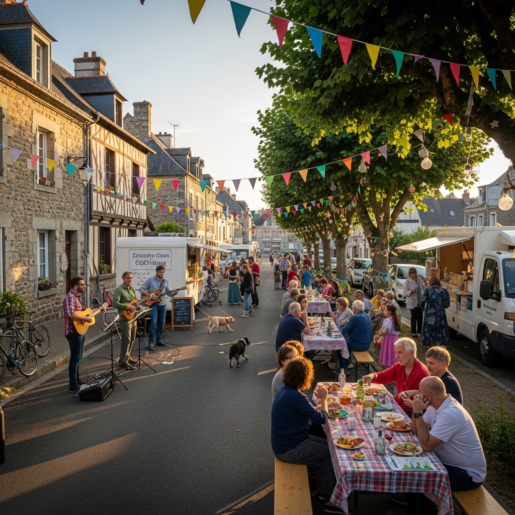 illustration de Comment organiser une fête de quartier réussie dans le 35 (Ille-et-Vilaine)