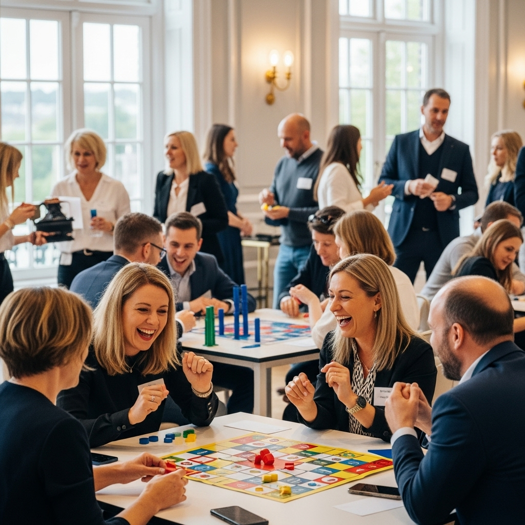 illustration de Organiser une fête d'entreprise réussie à PETOSSE : idées de jeux et animations pour fédérer vos équipes