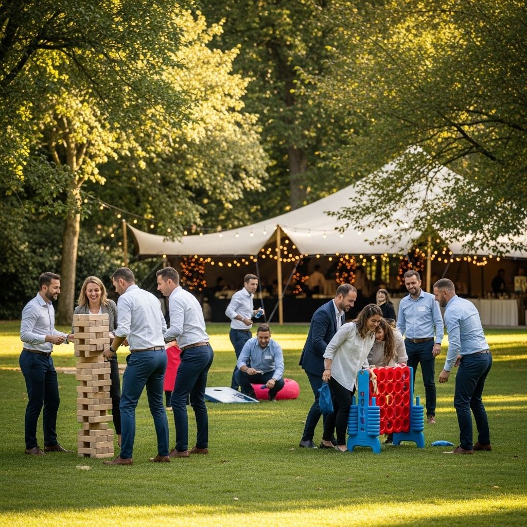 illustration de Organiser une fête d’entreprise réussie à Saint-Philbert-de-Bouaine : idées de jeux et animations pour fédérer vos équipes
