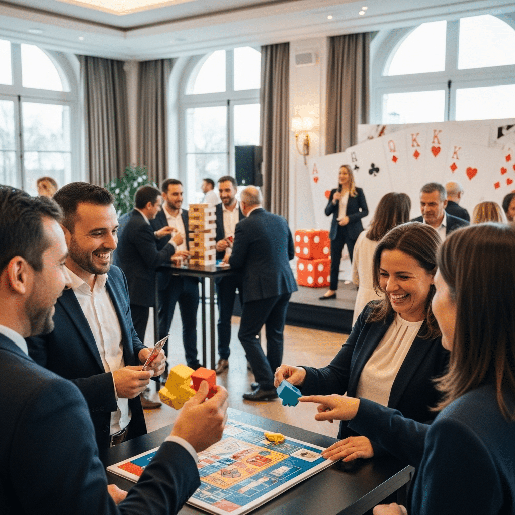 illustration de Organiser une fête d’entreprise réussie à Orvault : le guide des jeux et animations qui cartonnent