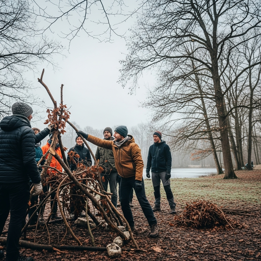 illustration de Idées d’animations team building Loire-Atlantique (hiver)