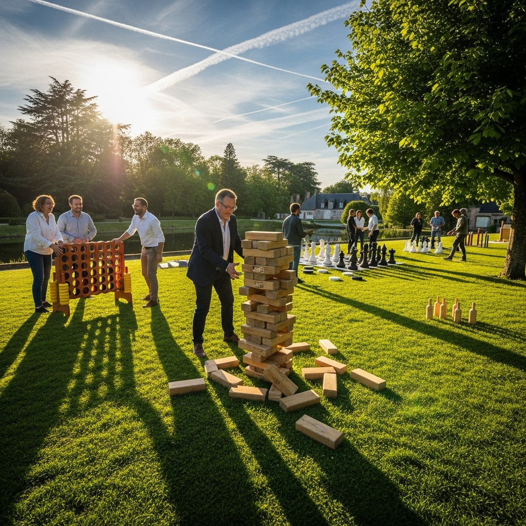 illustration de Location de jeux en bois géants en Vendée : Nos coups de cœur