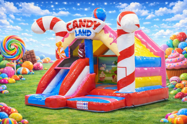 Location chateau gonflable combo bonbon