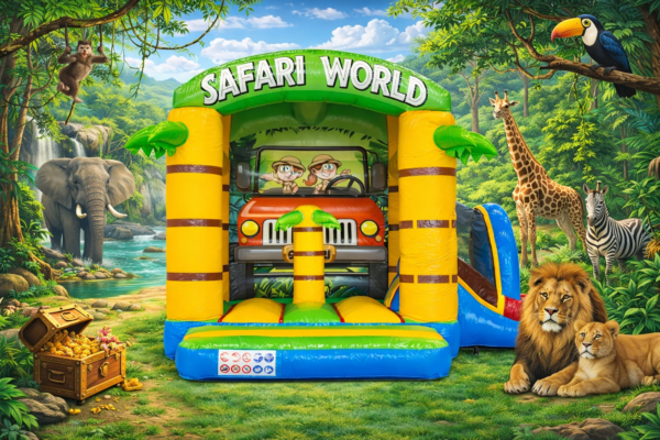 Location chateau gonflable safari world