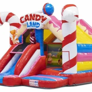 location château gonflable bonbons