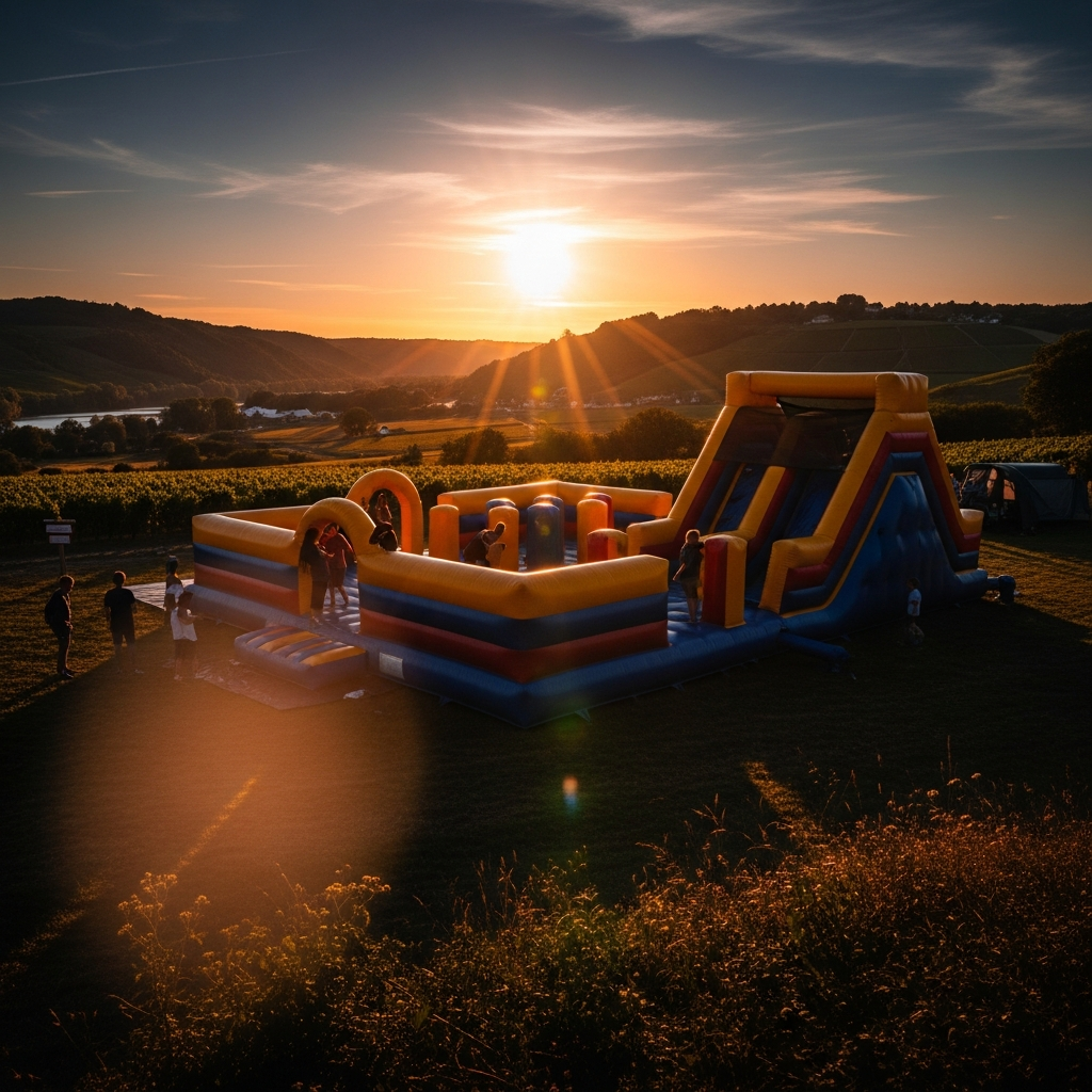 illustration de Location de jeux gonflables en Loire-Atlantique : Guide complet