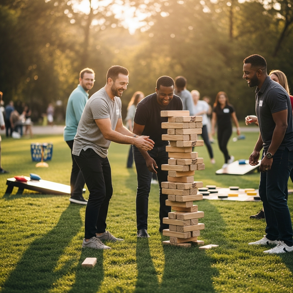 illustration de Créez des souvenirs qui durent : la magie des jeux pour vos événements