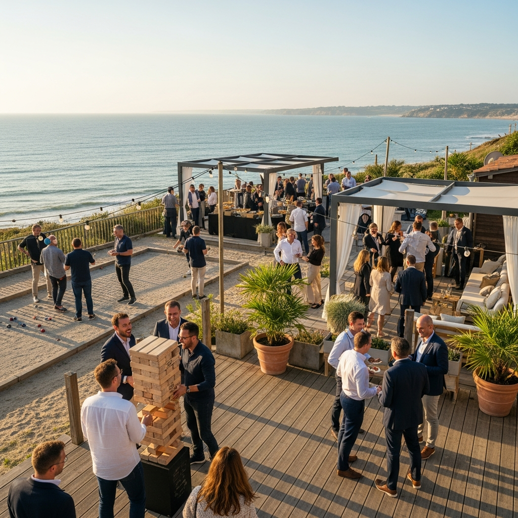 illustration de Organiser une fête d'entreprise réussie à La Turballe : jeux, animations et conseils pratiques