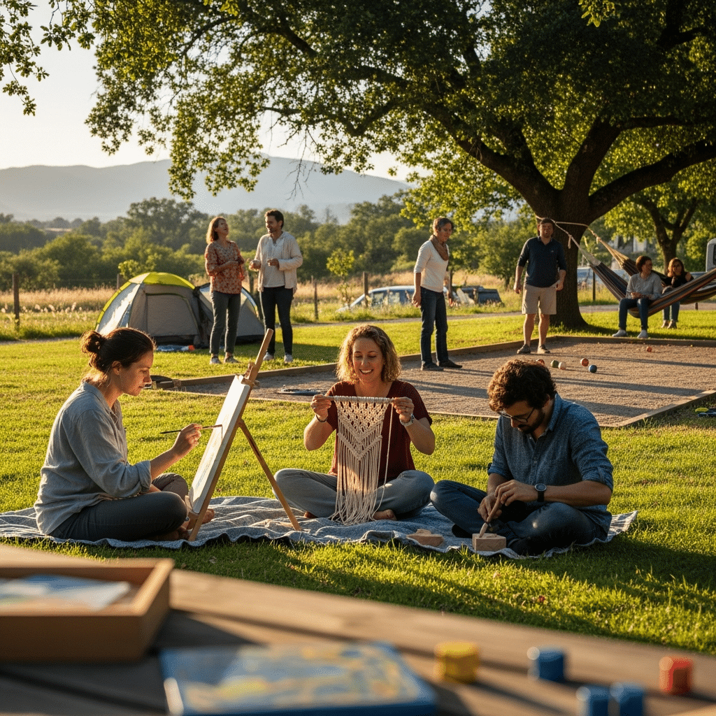 illustration de Animation de camping : comment divertir efficacement les vacanciers ?