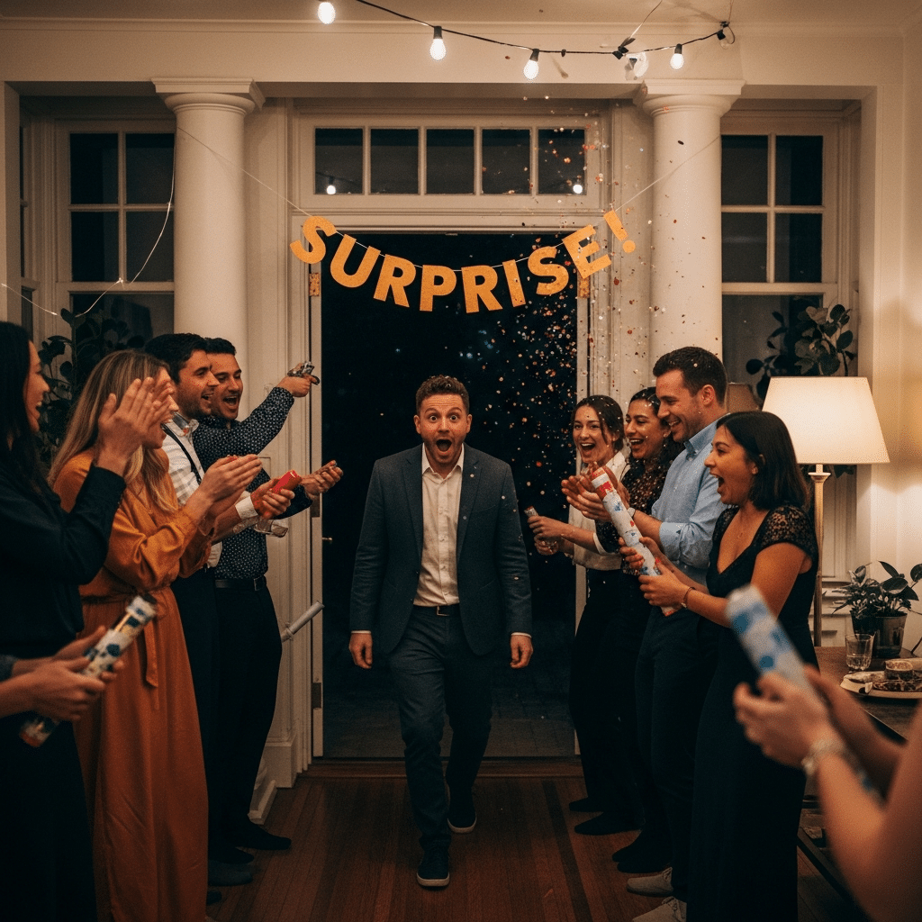 illustration de Préparer une fête surprise : nos conseils pour l'animation