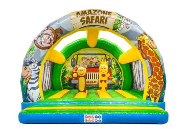 location château gonflable safari