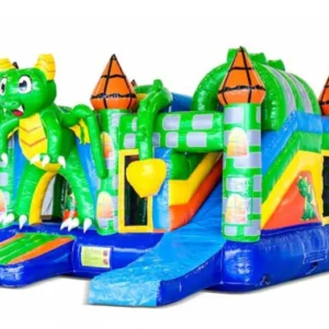Château gonflable Multiplay Dragon en location pour événements en Loire-Atlantique