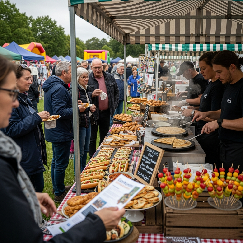 illustration de Comment rentabiliser un stand gourmand lors d’une fête associative