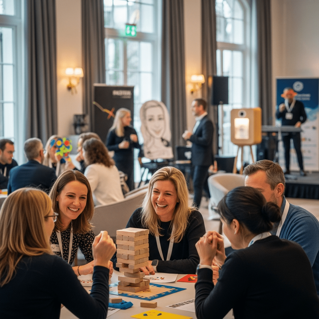 illustration de Organiser une fête d'entreprise réussie à RÉAUMUR : guide complet des animations et jeux