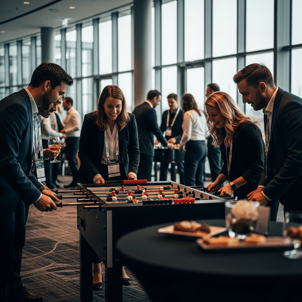 illustration de Pourquoi les jeux de café fonctionnent si bien dans les événements professionnels