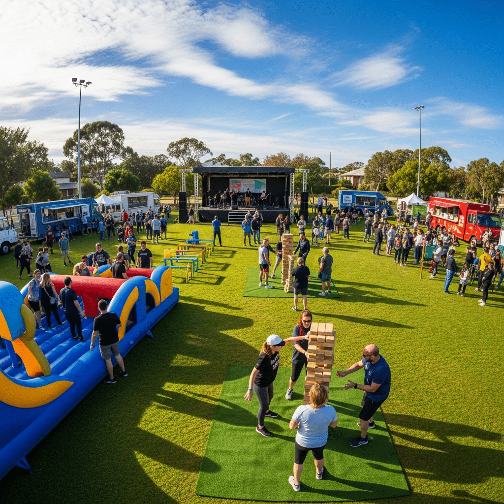 illustration de Créer un espace fun pour un événement sportif local : guide pratique pour les collectivités