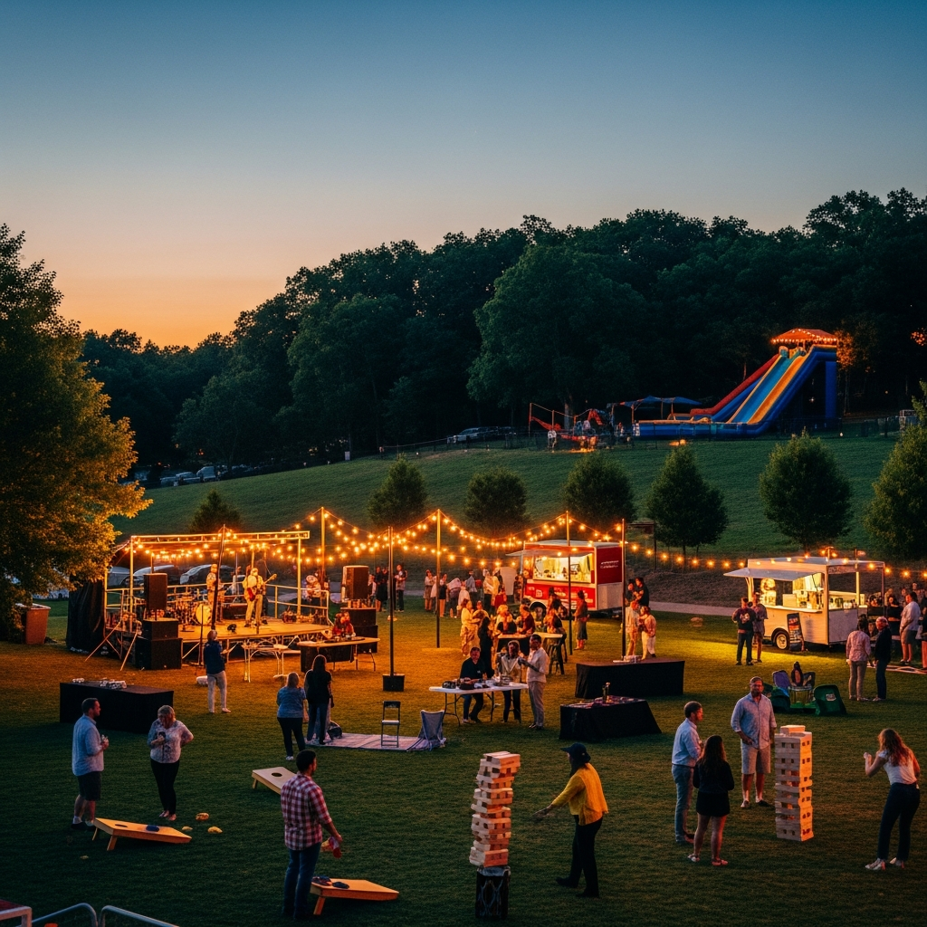 illustration de Transformer un parc en lieu de fête : guide pratique pour réussir avec des jeux et animations