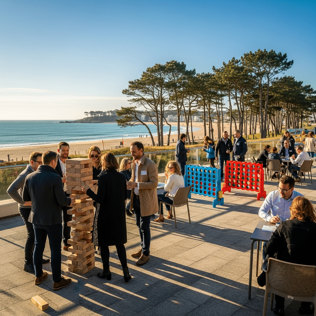 illustration de Location de jeux pour séminaire à La Baule
