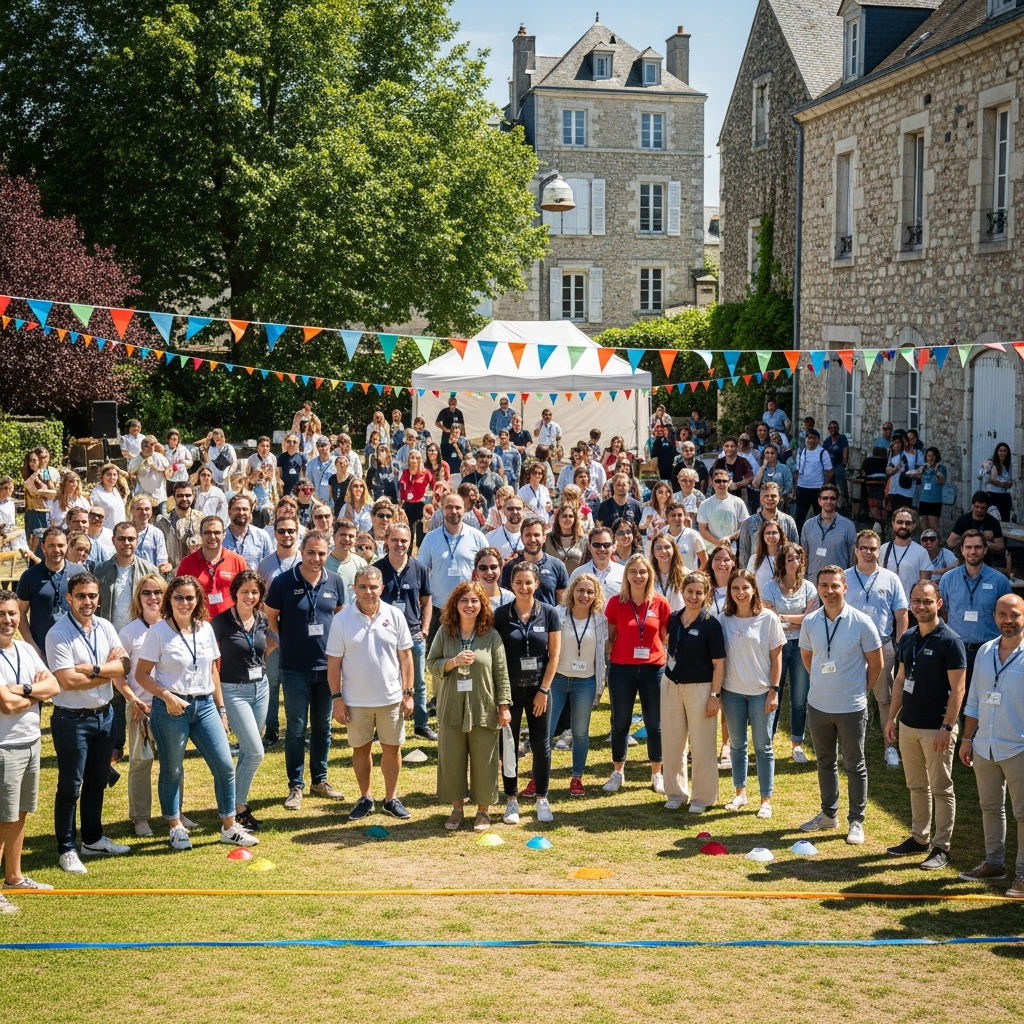 illustration de Fête d'entreprise réussie au Lion-d'Angers : guide complet pour des animations qui fédèrent