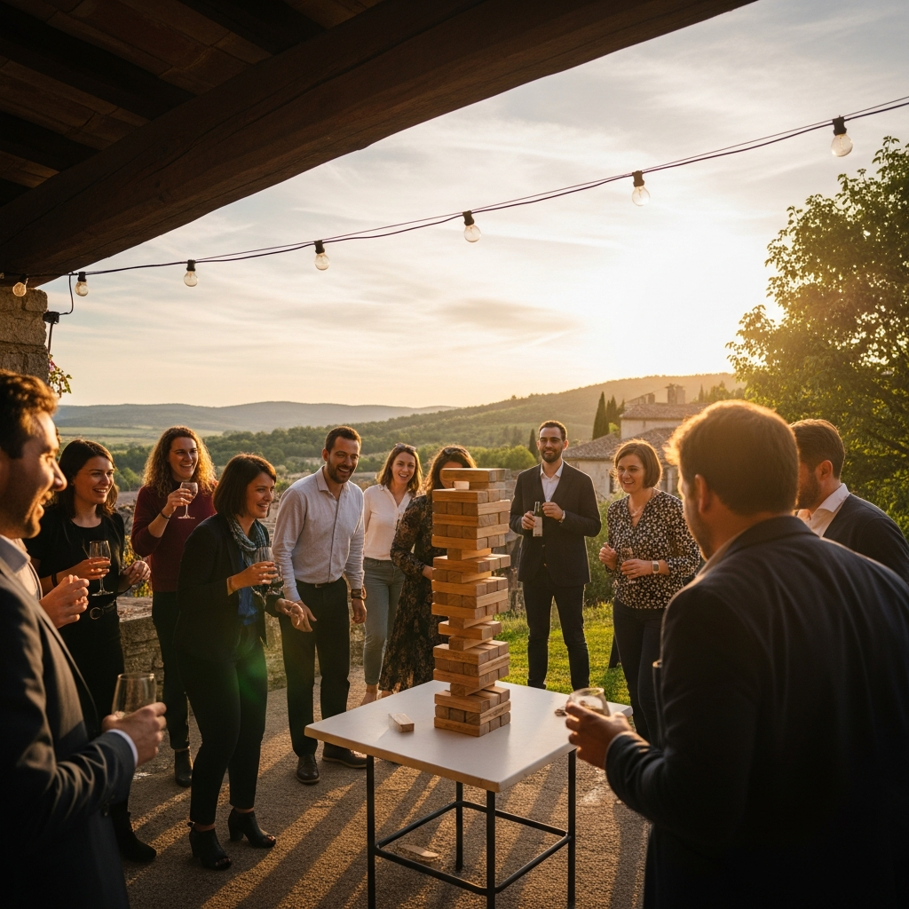 illustration de Les jeux qui créent une ambiance conviviale pour vos événements en Ouest de la France