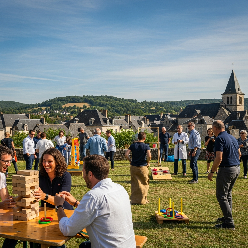 illustration de Organiser une fête réussie à CHELUN : idées d’animations et location de jeux pour tous les publics