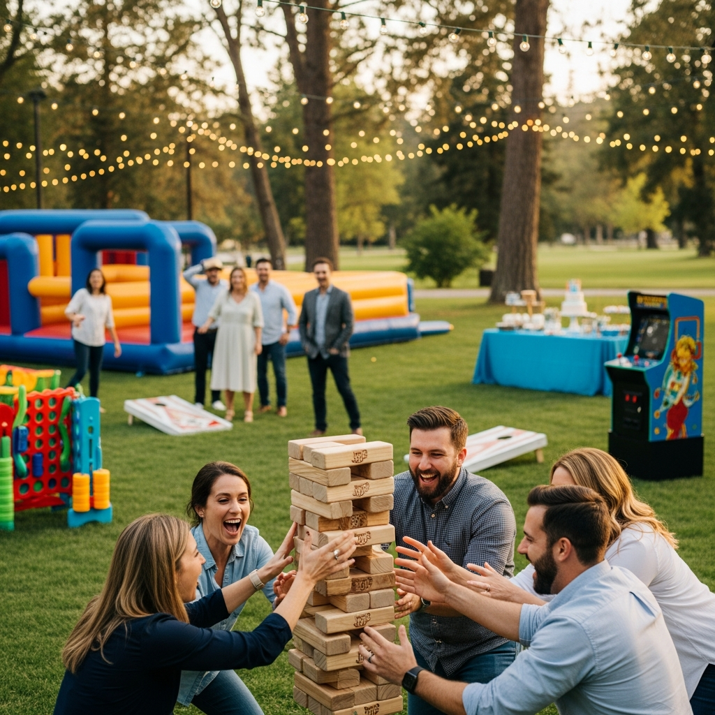 illustration de Top 10 des meilleures idées de location jeux anniversaire pour un événement mémorable
