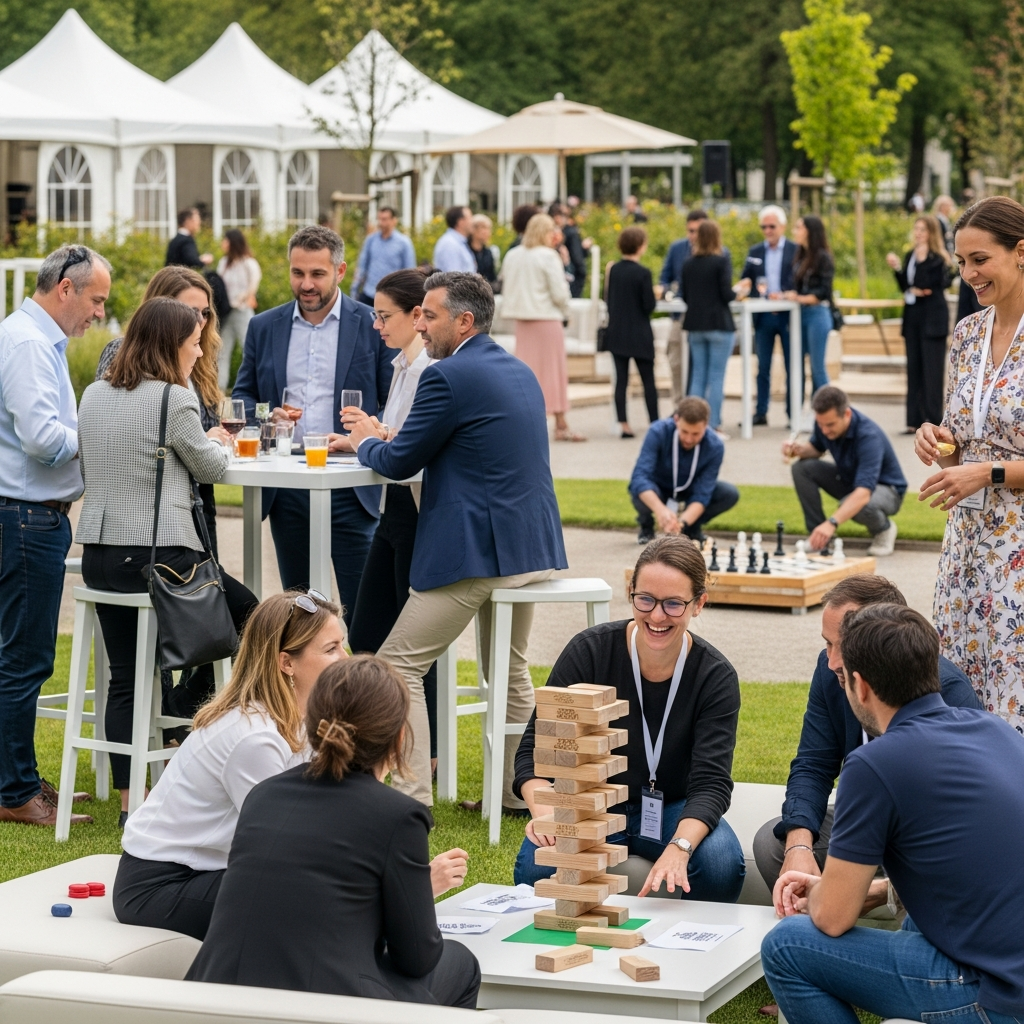 illustration de Organiser une fête d'entreprise réussie à Saint-Herblain : le guide complet des animations et jeux