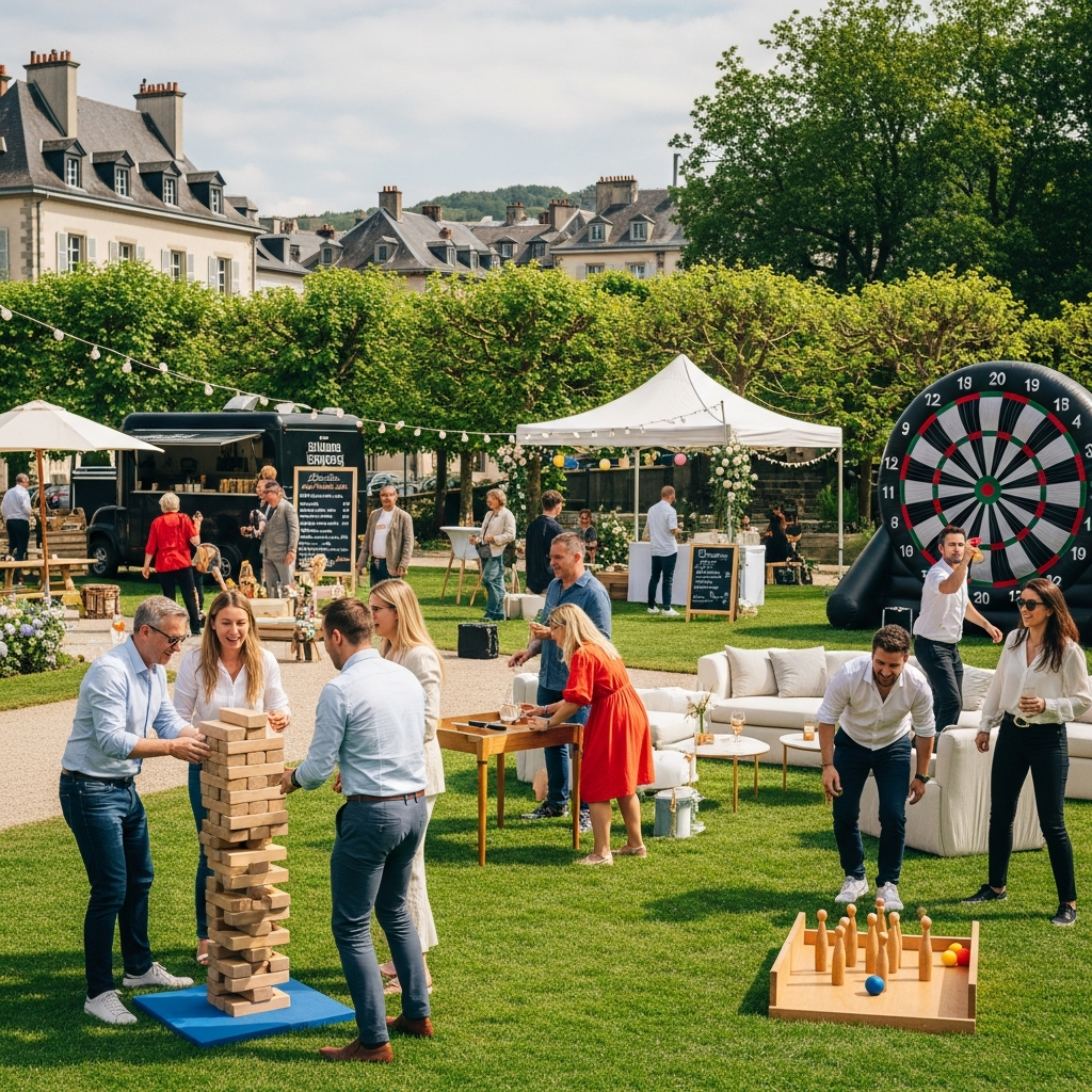 illustration de Organiser un événement réussi à Saint-Gilles : idées d'animations et location de jeux pour tous