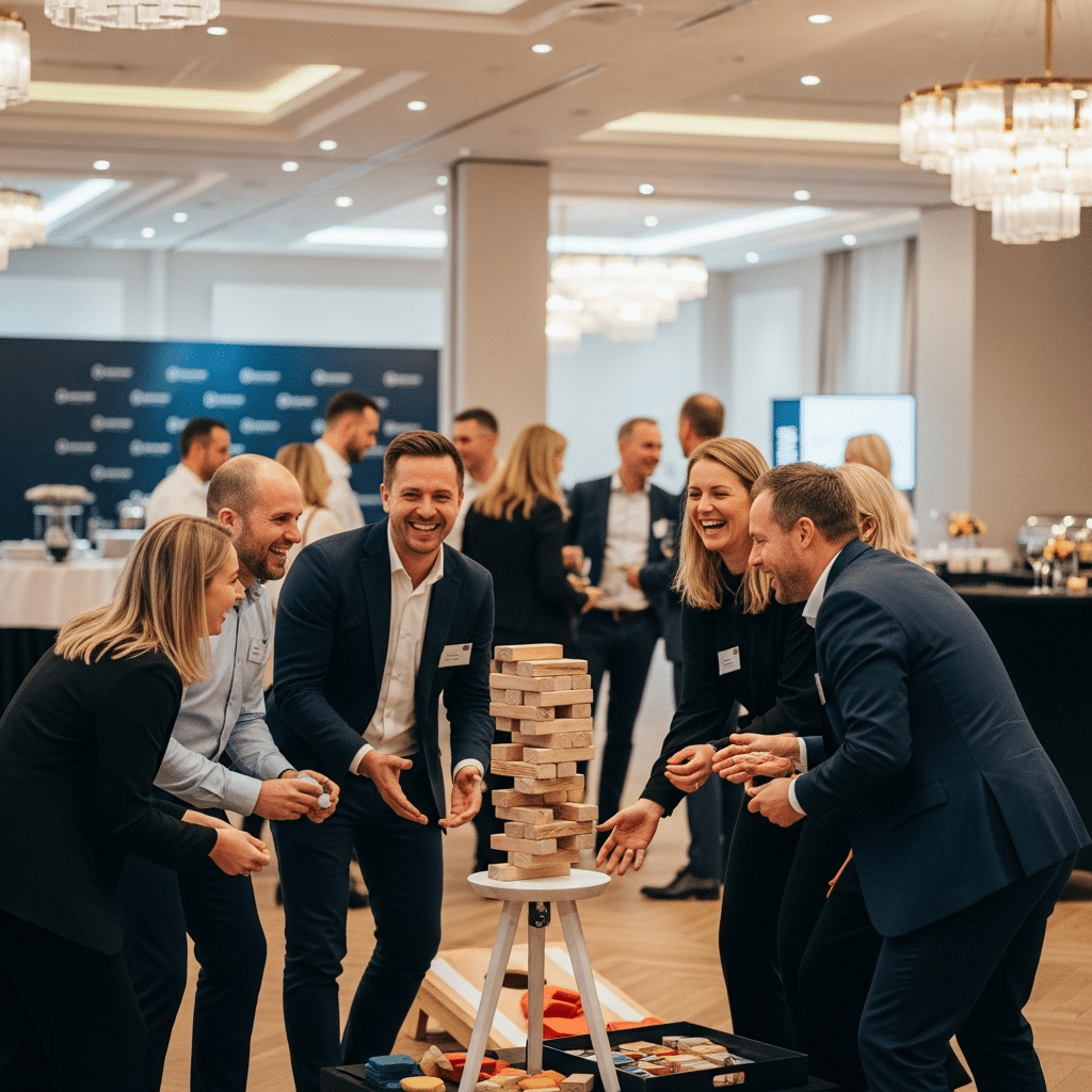illustration de Organiser une fête d'entreprise réussie à Lillemer : le guide complet des animations et jeux