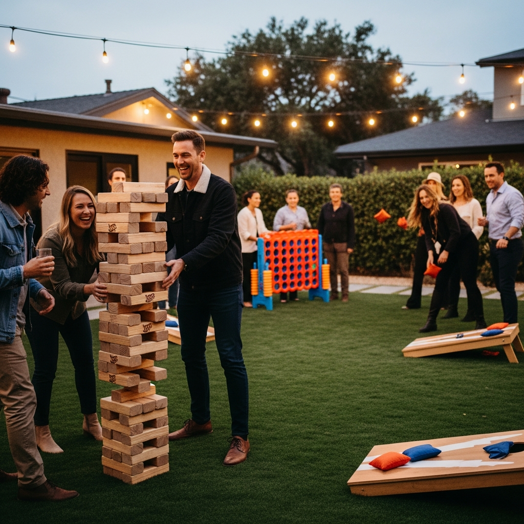 illustration de Le guide complet pour réussir votre location de jeux pour anniversaire adulte