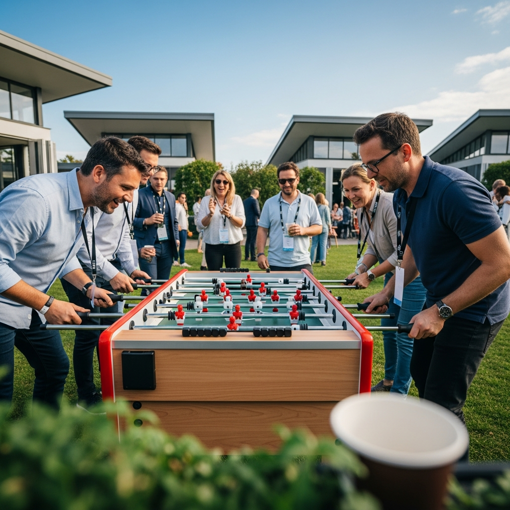 illustration de Top 10 des meilleures idées de location baby-foot pour un événement mémorable
