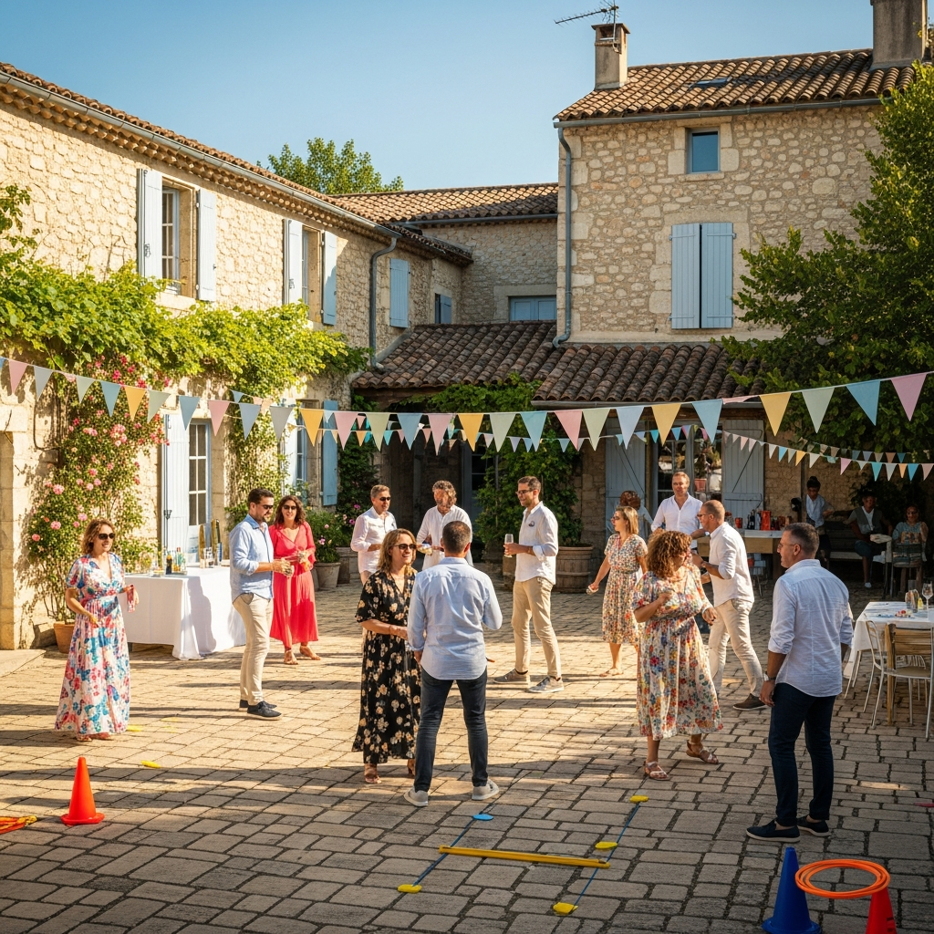 illustration de Organiser une fête inoubliable à Les Rairies : idées d'animations et guide pratique pour la location de jeux